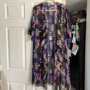 Purple multicolor coverup